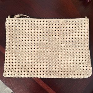 Clare V Perforated Clutch